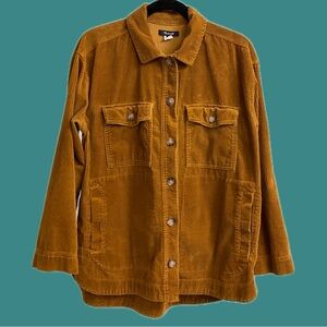 Madewell Brown Utility Jacket Corduroy